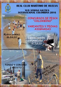 Concursos de pesca COLOMBINO XLIV SNIC 2016 A3